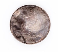 Coin 1877-S United States Trade Dollar Gem BU