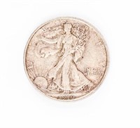 Coin 1919-D. Walking Liberty Half Dollar XF