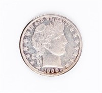 Coin 1900-S Barber Half Dollar Choice Unc.