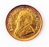 Coin 1980 South Africa 1/10 Gold .999 Fine