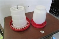 Chicken feeder and water container