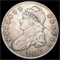 1817 Capped Bust Half Dollar NICELY CIRCULATED