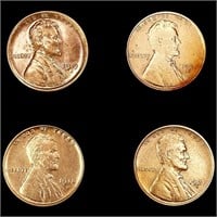 (4) Wheat Cents (1918-S, 1919-S, 1920-S, 1921-S)