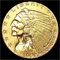 1926 $2.50 Gold Quarter Eagle CLOSELY