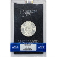 1883-CC Morgan Silver Dollar NGC MS64 GSA