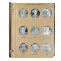 1986-2008 American 1oz Silver Eagle Book (45