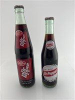 2 Dr. Pepper Bottle, ACL with image of Bottle cap