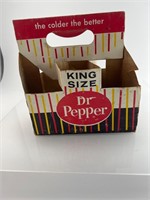 Dr. Pepper 6 Pack Carrier, Cardboard, great shape