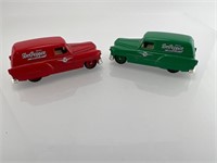 Two Die Cast Dr. Pepper Cars old cars