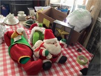 Assortment of Christmas Stuffed Decorations