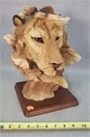 13" Tall Lion Sculpture