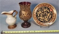 Decorative Vases & Plate