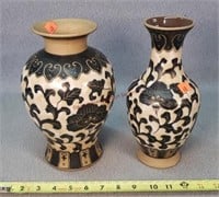 2-9.5" Song Dynasty Sfraffito Ceramic Vase