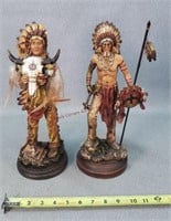 2- Beuatiful Indian Statues 14"t