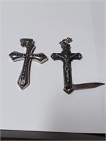 Cross Pendant and Cross Knife Key Chain