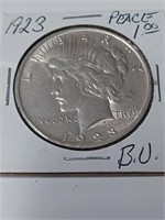 Silver 1923 Peace Dollar