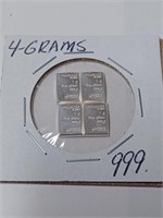 Four Grams of 999. SILVER
