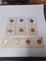 Lot of Pennies w/ Dates From 1950s to 1970s- See