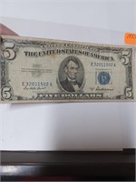 1953 Silver Seal Five Dollar Bill