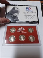 2005 United States Mint 50 States Quarter Silver