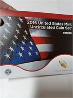 2016 United States Mint Uncirculated Coin Set-