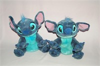 2 Disney Stitch (Lilo & Stitch) Plush Dolls