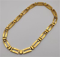 Napier gold tone necklace 18.5 in