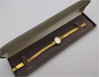 Sutton gold tone clearstone watch JCPenney's