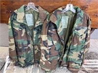 AUTHENTIC US ARMY FIELD CAMO COATS
