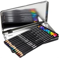 Crayola, Tri-Color Pencils with Tin, 12 Pieces