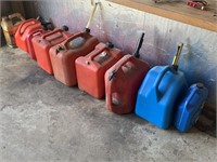 VARIETY OF MIX GAS CANS