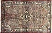 FINELY HAND KNOTTED PERSIAN WOOL ACCENT RUG
