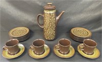 GREAT RETRO FRANCISCAN MADEIRA LUNCHEON SET