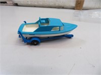 Match Box #9 Boat and Trailer
