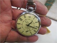Vintage Ingraham Autocrat Pocket Watch