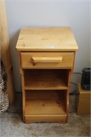 PAIR OF PINE BEDSIDE TABLES