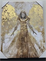 Gold Angel Canvas Print: