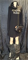Size Med Calvin Klein Dress, Not Rated Boots 8.5