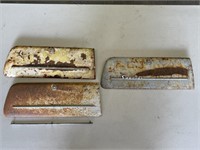 3 x Early Holden Glove Boxes