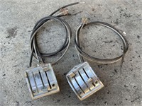 2 x Early HR Holden Heater Controls with Cable