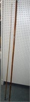 11' Long Hollow Bamboo Fly Fishing Rod 2 Sections