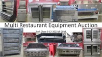 Multi Restaurant Equipment Auction