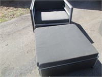 1 Section Outdoor Furniture with Ottoman
