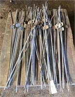 APPROX. 60 FENCING STAKES