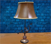 Metal Arrow Table Lamp with Shade