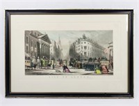 City of London - Hand Colored Print