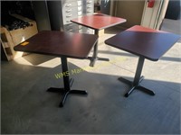 3 - 24"x30" Tables