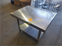 24"x30" Stainless Steel Mixer/Griddle Table