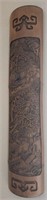 F - CARVED BAMBOO WALL HANGING 27"L (AS IS) (A4)