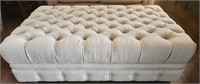 F - LARGE TUFTED UPHOLSTERY STORAGE OTTOMAN (A10)